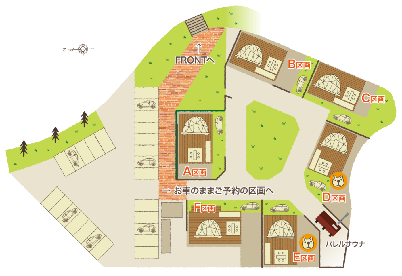 Hananoki Auto Site MAP