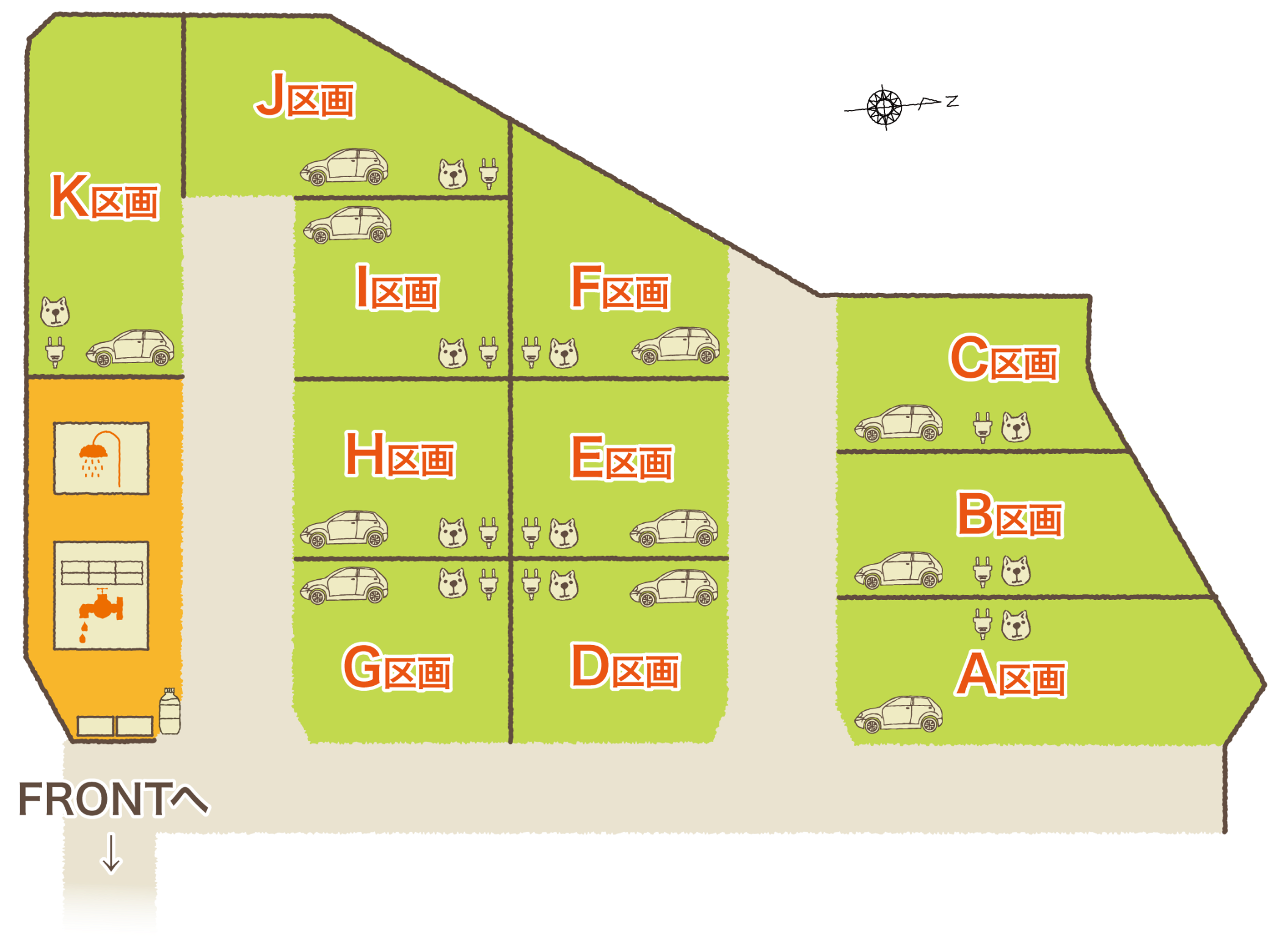 Hananoki Auto Site MAP